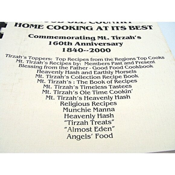 Good Ole Home Cooking Its Best Mt. Tirzah's Collection Recipes Top Cooks Vintage - Picture 3 of 9